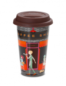 keramický hrnek na kávu DeLonghi COFFEE SHOP